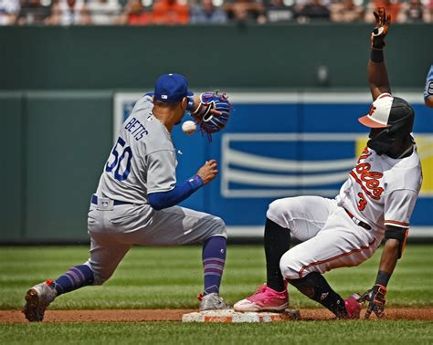 Orioles rally past Dodgers, 8-5, to avoid sweep and pull into tie for AL East lead: ‘This team just has so much fight’